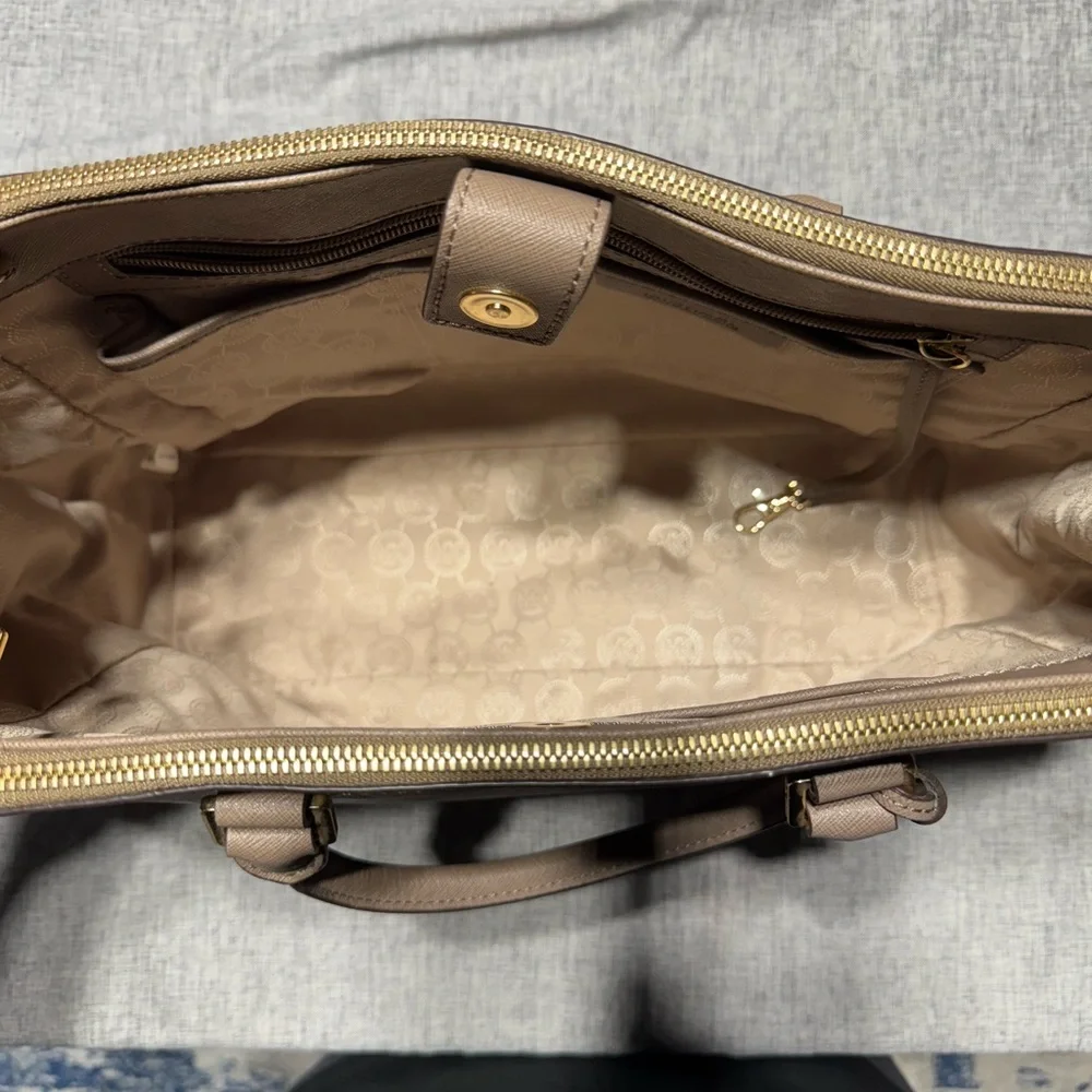 Michael Kors Sutton Leather Top Handle Purse - Picture 5 of 10